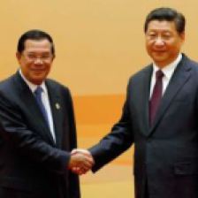 Xi and Cambodia's Hun Sen